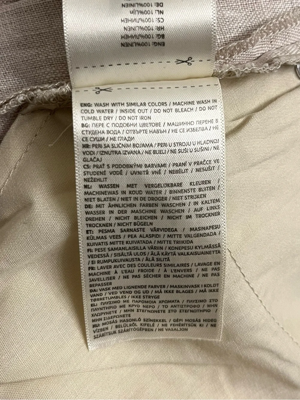YoungLA Linen Monaco Pants Natural Linen Size Large